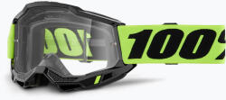  Ochelari de ciclism pentru copii 100% Accuri 2 Junior neon yellow/clear