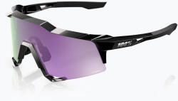  Ochelari de soare 100% Speedcraft polished black/hiper polarized lavender mirror