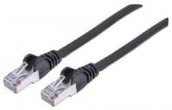 Manhattan Cable - S/FTP Patch (RJ45 - RJ45, Cat7 600Mhz, LSOH, 100 copper, 20m, Black 741163 (741163)