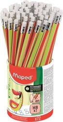 Maped Графитни моливи с гума, моливник, HB, триъгълни, MAPED "Kidy Learn", 72 броя 853602 (853602)