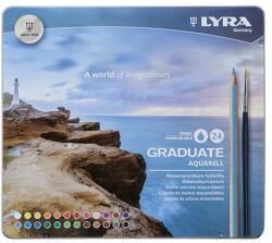 LYRA Цветни моливи LYRA Graduate Watercolour шестоъгълна метална кутия 24 броя 2881240 (2881240)