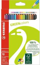 STABILO Greencolors 18бр. комплект цветни моливи 6019/2-18 (6019/2-18)