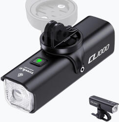 TOWILD Far de bicicletă față Towild CL1000 black