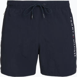 Tommy Hilfiger Pantaloni scurți de baie pentru bărbați Tommy Hilfiger Medium Drawstring Zip Pocket desert sky