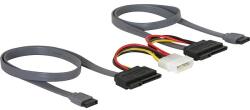 Delock SATA кабел за 2 HDD, всичко в едно, 3Gbs, 10cm/50 cm