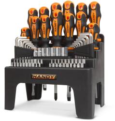 HANDY Удобен комплект отвертки - 10695 (77 части, с накрайници, отвертки, битови глави) (10695)
