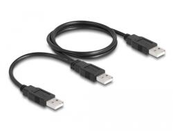 Delock USB 2.0 кабел тип А към 2 x тип А 70 cm