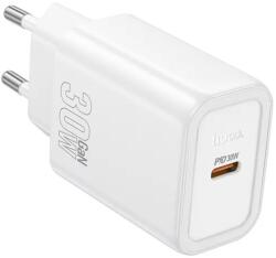Gembird Мрежово зарядно устройство с 1xUSB-C гнездо Hoco N62 PD30W бяло