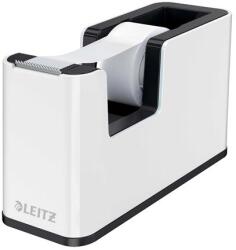 LEITZ Диспенсър за тиксо, настолен, зареден, LEITZ "Wow", бяло-черен 53641095 (53641095)