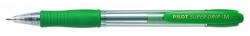 Pilot Химикалка, 0, 22 мм, с бутон, PILOT "Super Grip", зелена BPGP-10R-F-G (BPGP-10R-F-G)