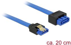 Delock Адаптерен кабел SATA, 6 Gb/s, втулка, прав щепсел SATA, прав, 20 cm, син, тип ключалка