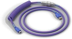 Glorious Аксесоар за клавиатура Glorious Nebula USB-C навит кабел лилав GLO-CBL-COIL-NEBULA (GLO-CBL-COIL-NEBULA)