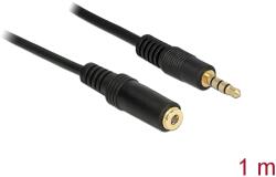 Delock Удължителен кабел Аудио стерео жак 3.5 мм мъжки/женски IPhone 4 pin 1 м