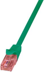 LogiLink Пач кабел PrimeLine, Cat. 6, U/UTP, зелен, 1, 5 м