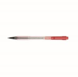 Pilot Химикалка, 0, 27 мм, с бутон, прозрачен корпус, PILOT "BP-S Matic", червена BPS-135F-R (BPS-135F-R)