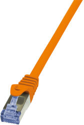 LogiLink Пач кабел PrimeLine, Cat. 6A, S/FTP, оранжев, 1 м