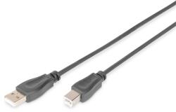ASSMANN Високоскоростен 2.0 usb тип-b - usb тип a cu екраниран черен кабел 3 м db-300105-030-s (db-300105-030-s)