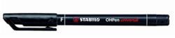 STABILO Алкохолен маркер 0, 7 mm, STABILO "OHPen F", черен 842/46 (842/46)
