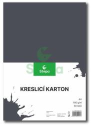 STEPA Блок за рисуване, A4, 180g, 50 листа, STEPA, черен 240141024 (240141024)