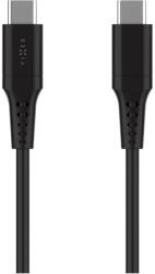 FIXED usb 2.0 гъвкав силиконов кабел usb-c/usb-c 0, 3 м, черен fixdls-cc03-bk (fixdls-cc03-bk)