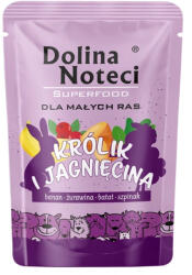 Dolina Noteci Dolina Noteci Superfood Nedves eledel kistestű kutyáknak nyúllal és bárányhússal 100 g
