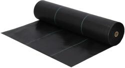 Brius Agrotextil antiburuieni polipropilena 90g m2 cu protectie UV, mentine umiditatea solului, 50x1.1 m, negru (AG-0026)