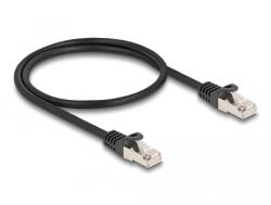 Delock RJ50 мъжки към RJ50 мъжки S/FTP кабел 0, 5 m черен