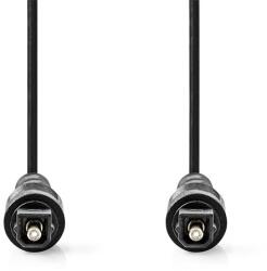 Nedis CAGL25000BK10 оптичен аудиокабел, TosLink щепсел, дължина 1 м (CAGL25000BK10)