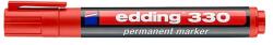 edding 330 1-5 мм Перманентен червен маркер 7580018001 (4-330002)