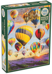 Cobble Hill Puzzle Cobble Hill din 1000 de piese - Baloane cu aer fierbinte, Greg Giordano (40159) Puzzle