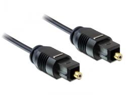 Delock Кабел Delock Toslink Standard мъжки към мъжки, 2 m, черен
