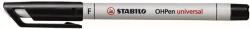 STABILO Безалкохолен маркер, OHP, 0, 7 mm, STABILO "OHPen F", черен 852/46 (852/46)