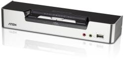 ATEN kvm превключвател usb dvi, 2 порта - cs1642a cs1642a-at-g (cs1642a-at-g)