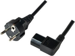 LogiLink Захранващ кабел Schuko мъжки към C13 женски, 3 метра
