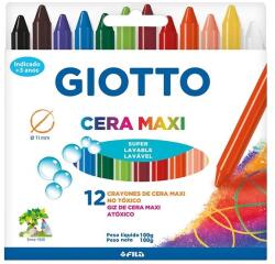 GIOTTO Мазен молив GIOTTO Cera maxi кръгъл заострен 12 цвята 291200 (291200)