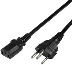 LogiLink Захранващ кабел Logilink, SEV1011 (CH) съгласно IEC C13, 1, 8 м