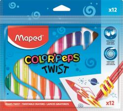 Maped Маслени пастели, сгъваеми, MAPED "ColorPeps", 12 различни цвята 860612 (860612)