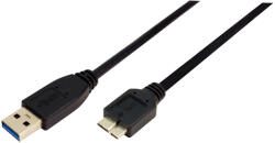 LogiLink USB 3.0 кабел с конектор A-B Micro 2x мъжки 3.00 метра (CU0028)