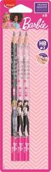Maped Графитни моливи, HB, триъгълни, MAPED "Barbie", 6 броя 850801 (850801)