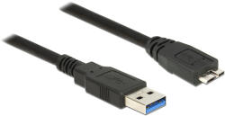 Delock USB 3.0 кабел с щепсел за конектор тип А USB 3.0 с щепсел за конектор тип Micro-B, 2.0