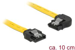 Delock 6 Gb/s SATA кабел с прав конектор, ляв SATA конектор