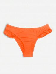 Shein Narancssárga Bikinialsó Neon Bugyi Fodros Shein Xs