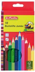 Herlitz Комплект цветни моливи Herlitz с дебел лак 10 бр. 10795276 (10795276)