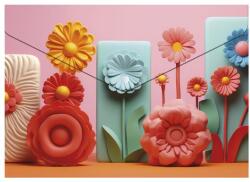 Panta Plast Калъф за папки A4 PP, патент, 180 микрона, PANTA PLAST "Modern Flowers (0410-0062-61)