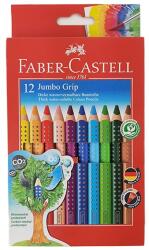 Faber-Castell Цветни моливи FABER-CASTELL Jumbo Grip триъгълни 12 молива 110912 (110912)