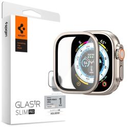 Spigen Apple Watch Ultra 3 49 мм SPIGEN TR SLIM PRO Дисплей Защитно стъкло с метална рамка, 9H, ИТАЛИАНСКО СИВО AGL06161 (AGL06161)