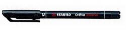 STABILO Алкохолен маркер 1 мм, STABILO "OHPen M", черен 843/46 (843/46)