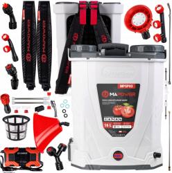 MAPOWER Akkumulátoros Permetezőgép Háti Kerti Magasnyomású 16L 5.5BAR Mapower (MPSP03)
