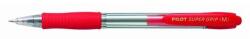 Pilot Химикалка, 0, 22 мм, с бутон, PILOT "Super Grip", червена BPGP-10R-F-R (BPGP-10R-F-R)