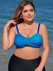 Shein Kék Bikini Felső Ombre Plus Size Pántos Melltartó Shein 48